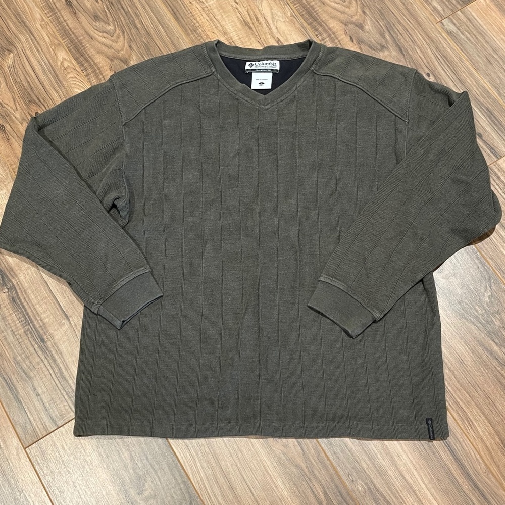 Columbia Cotton Blend Pull Over Sweater - Large